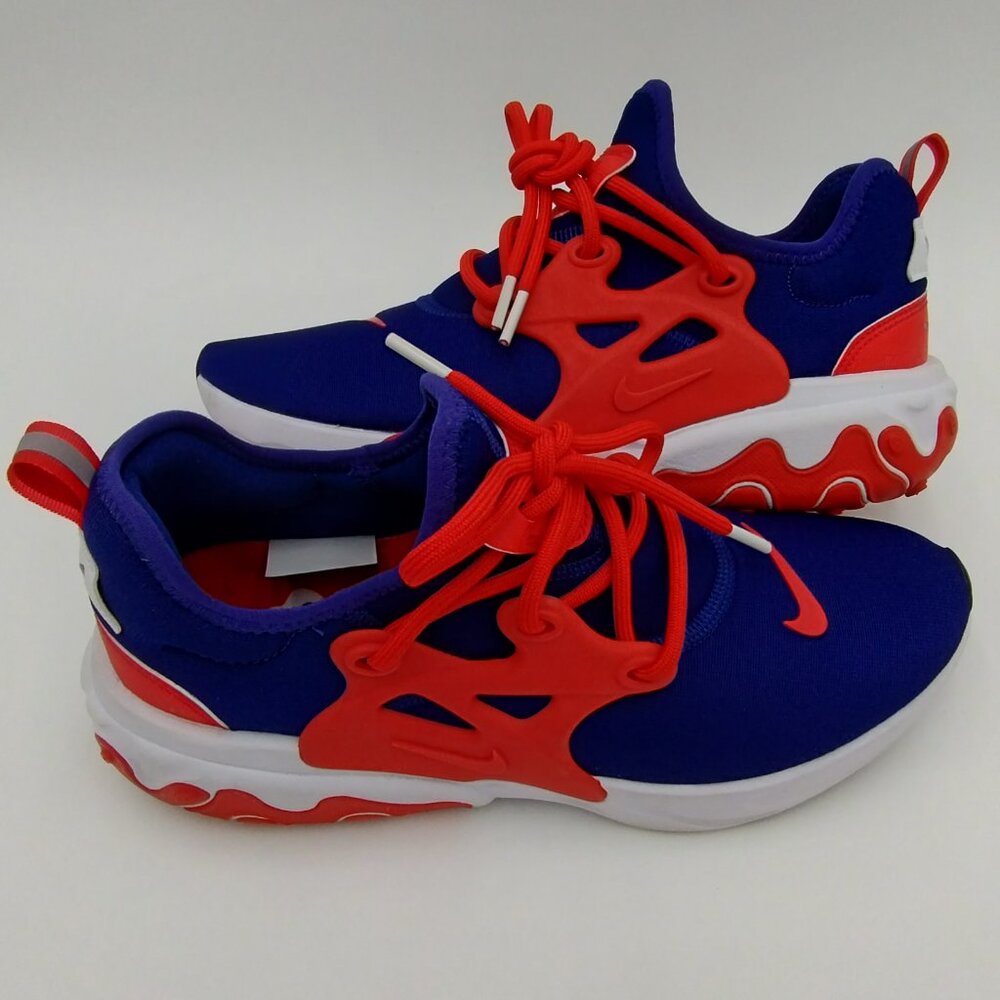 Nike React Presto Sneakers Red/White/Blue Size 9